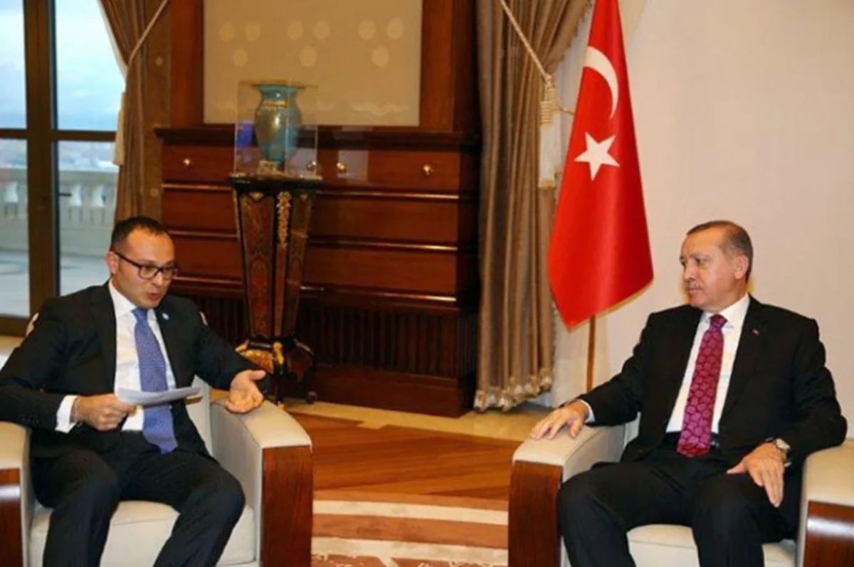 Türkiyə Prezidenti Ramil Həsənovla görüşüb