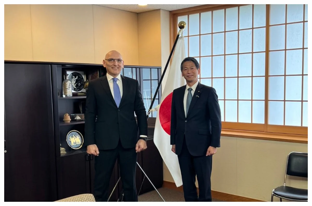 Elchin Amirbayov mulls post-conflict situation in South Caucasus with Japanese FM