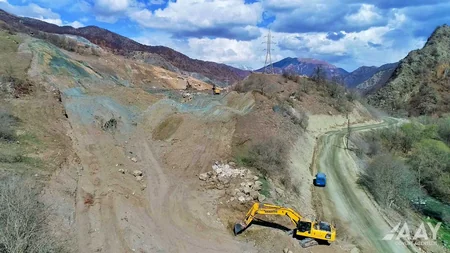 Toğanalı-Kəlbəcər-İstisu avtomobil yolunun və Murovdağ tunelinin inşası sürətlə davam etdirilir