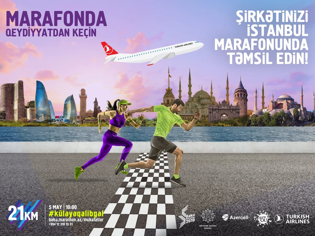 “Bakı Marafonu  2019”da tələbə və korporativ iştirakçılar üçün xüsusi mükafat olacaq