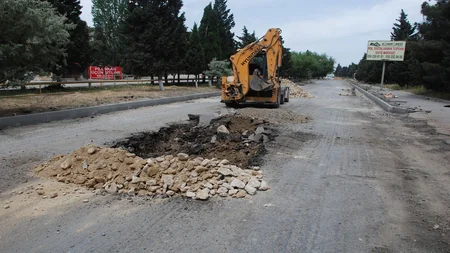 Bakıda daha bir yolun təmiri başa çatır
