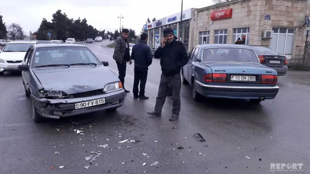 В Кюрдемире произошло ДТП