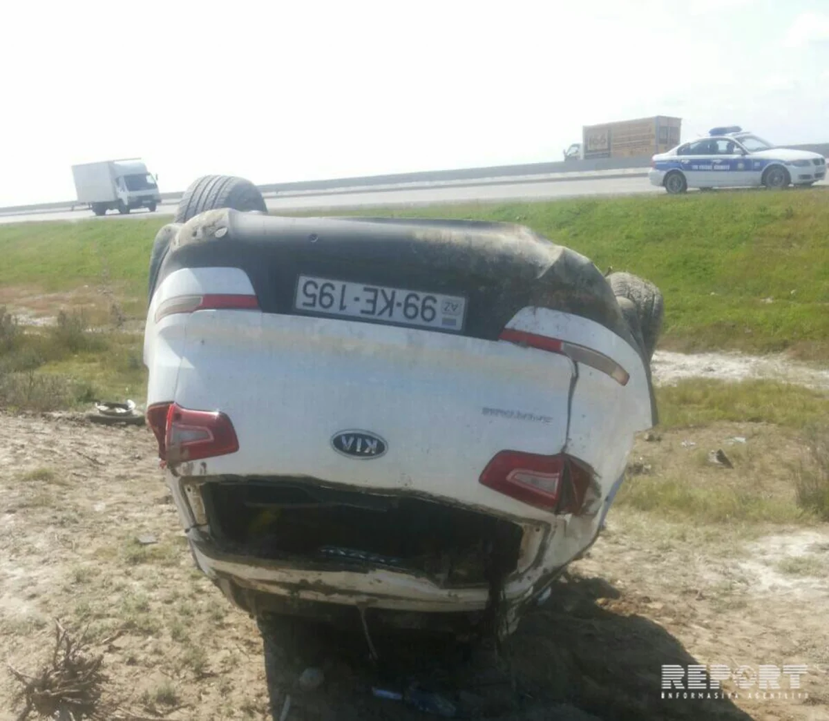 В Евлахе женщина-водитель попала в аварию, есть погибший и раненые - ОБНОВЛЕНО