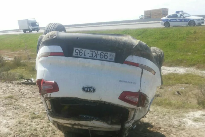 В Евлахе женщина-водитель попала в аварию, есть погибший и раненые - ОБНОВЛЕНО