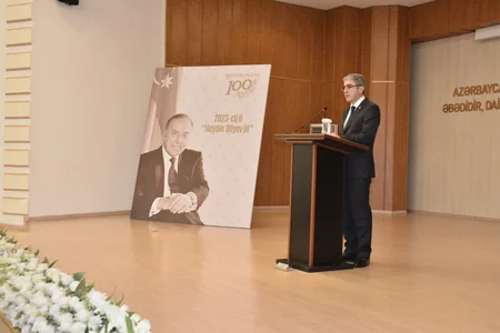 Göyçayda Heydər Əliyevin 100 illik yubileyi qeyd olunub