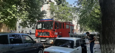 Mingəçevirdə yaşayış binasında yanğın olub