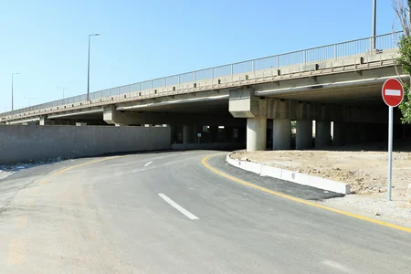 Sumqayıt yolunda yeni geridönmə hissəsi yaradılıb