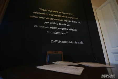 Cəlil Məmmədquluzadənin ev muzeyinin təmirdən sonra açılışı olub - FOTO