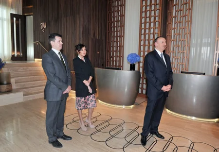 ​Prezident İlham Əliyev “İnturist” hotelinin açılışında iştirak edib