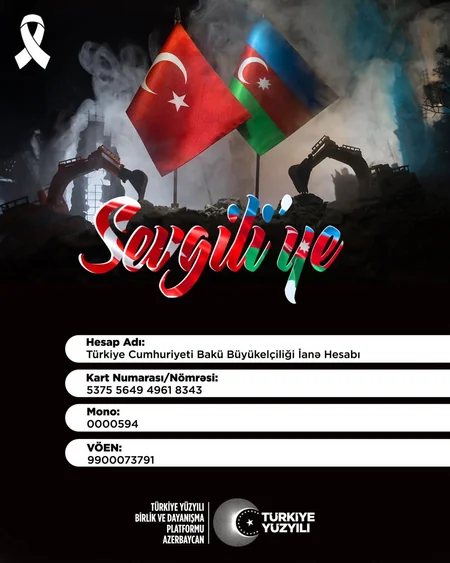 Bakıdan Türkiyəyə yardımın 8-ci günü: Təkcə dünən 21 TIR göndərdik