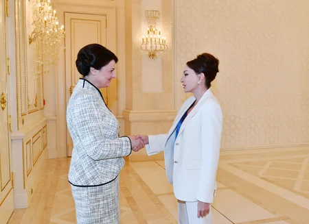 First ladies of Azerbaijan and Lithuania meet
