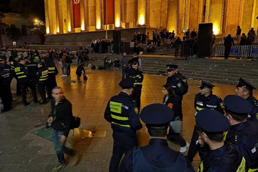 В Тбилиси завершились две акции протеста