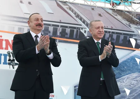 Azerbaijani President addresses opening of Rize-Artvin Airport 