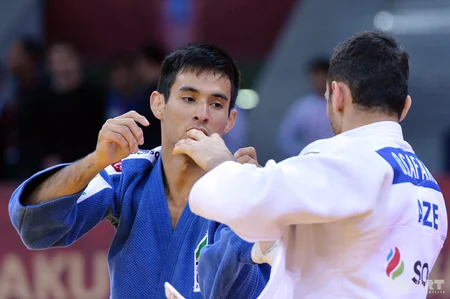Azərbaycan cüdo yığması Böyük Dəbilqə turnirində ilk medalını qazanıb - FOTO