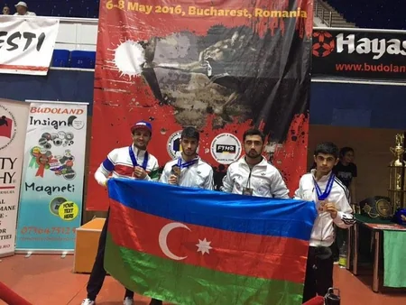 Azərbaycanın 3 idmançısı Rumıniyada qızıl medal qazanıb - FOTO