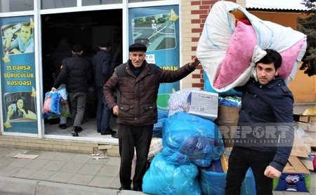 Azərbaycandan Türkiyəyə müasir modul tipli daha 5 ədəd fərdi yaşayış evi göndərilib