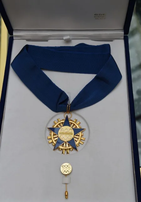 First Lady of Azerbaijan Mehriban Aliyeva awarded EOC Order of Merit
