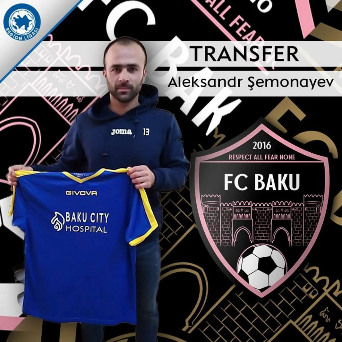 Daha bir peşəkar futbolçu “Region Liqası”nda çıxış edəcək