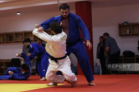 Avropa çempionatına qatılacaq Azərbaycanın cüdo millisinin açıq məşqi keçirilib