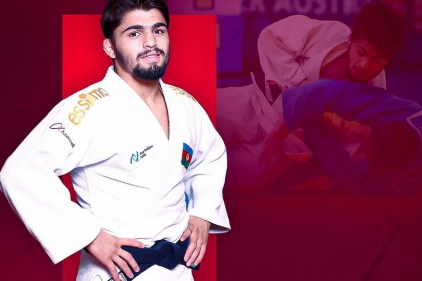 Azərbaycan cüdoçusu Böyük Dəbilqə turnirində üçüncü yeri tutub