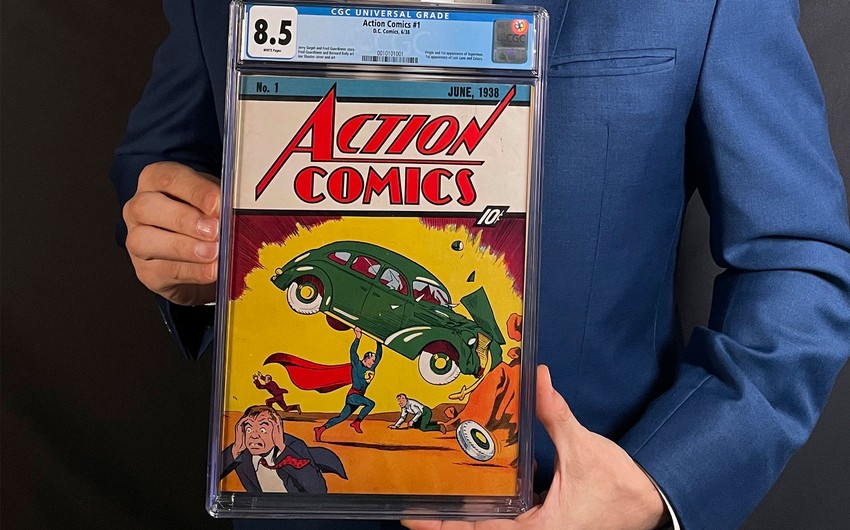 “Supermen” haqqında kitab rekord qiymətə satılıb