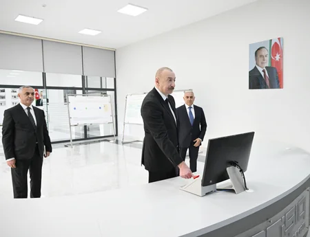 President Ilham Aliyev attends inauguration of “Khojaly substation and Digital Control Center owned by “Azerishig” OJSC