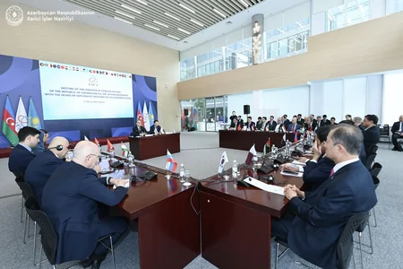 Azərbaycan XİN başçısı Kayrat Sarıbayla AQEM-in fəaliyyət imkanlarının genişləndirilməsini müzakirə edib