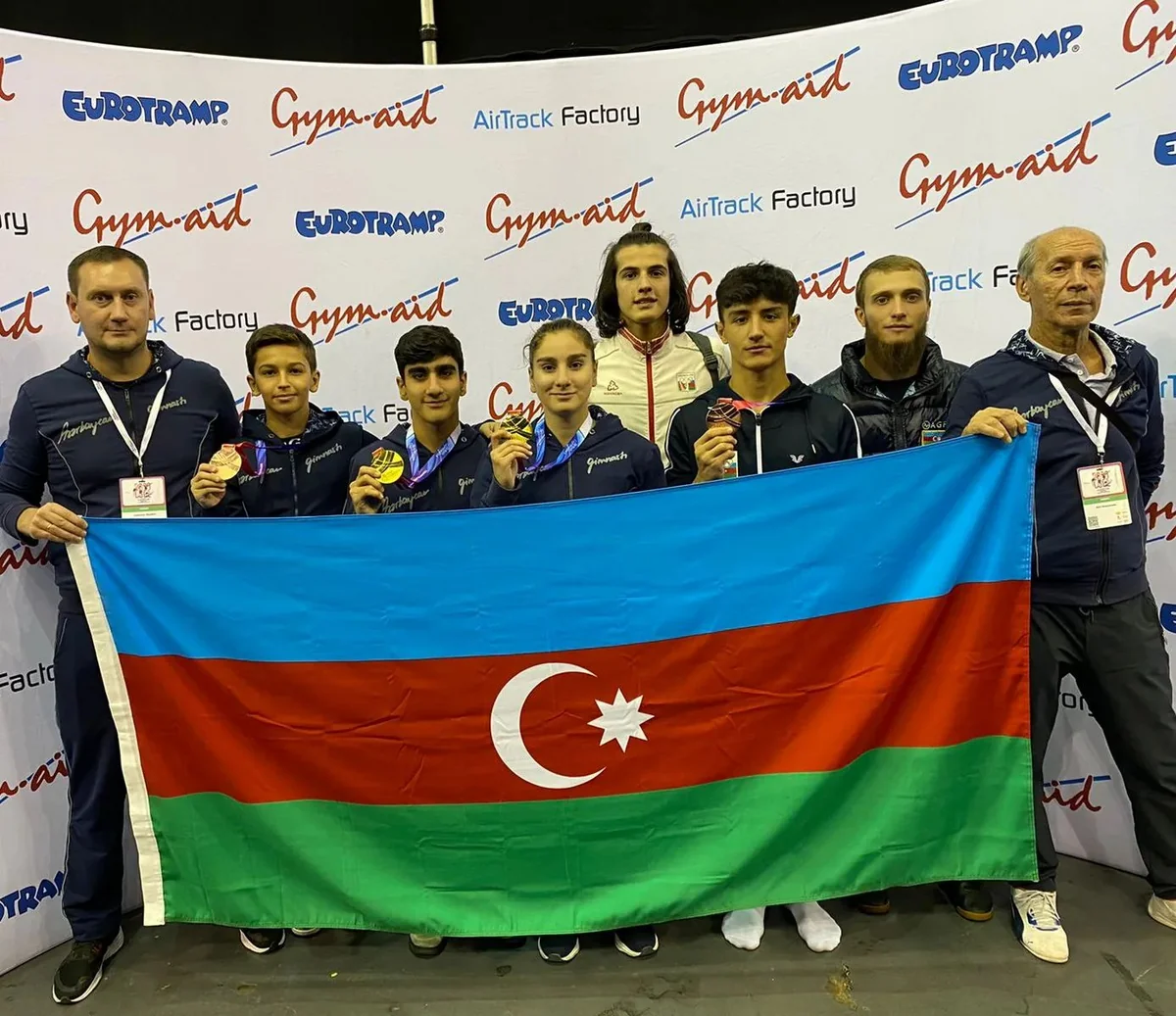 Azərbaycan gimnastları Böyük Britaniya çempionatında 4 medal qazanıblar