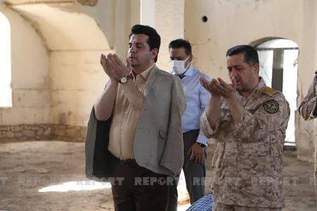 Foreign diplomats visit Juma Mosque in Aghdam