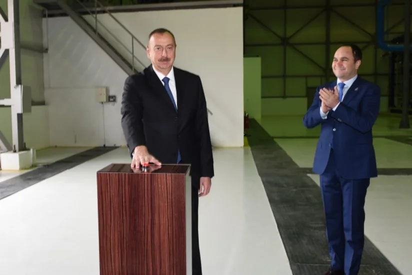 President Ilham Aliyev attends opening of Oxygen plant in Baku