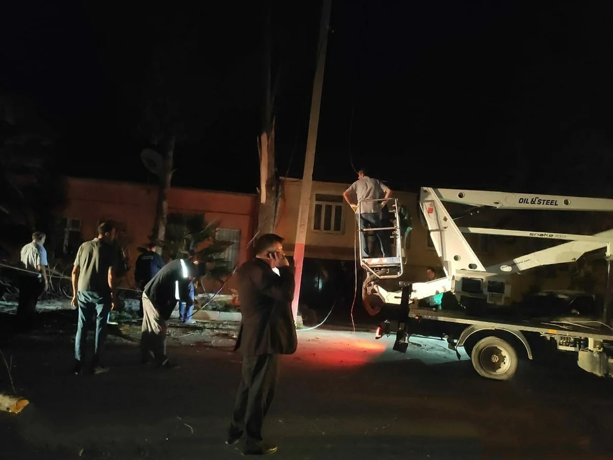 Azərişıq: Qərb rayonları fasiləsiz enerji ilə təmin olunublar - FOTO