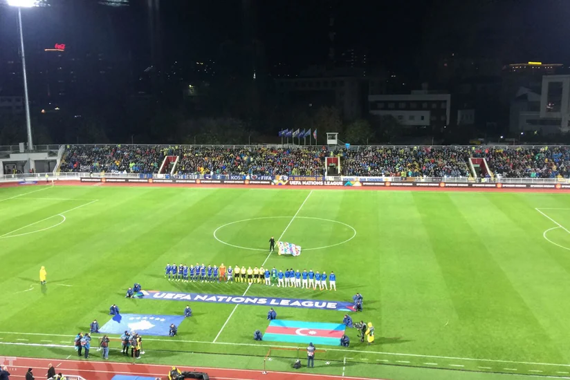 Kosovo və Azərbaycan oyununda yerli azarkeşlər qonaq komandanın himninə qarşı hörmətsizlik ediblər