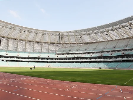 Bakı Olimpiya Stadionu Azərbaycan-İtaliya matçına hazırlanır