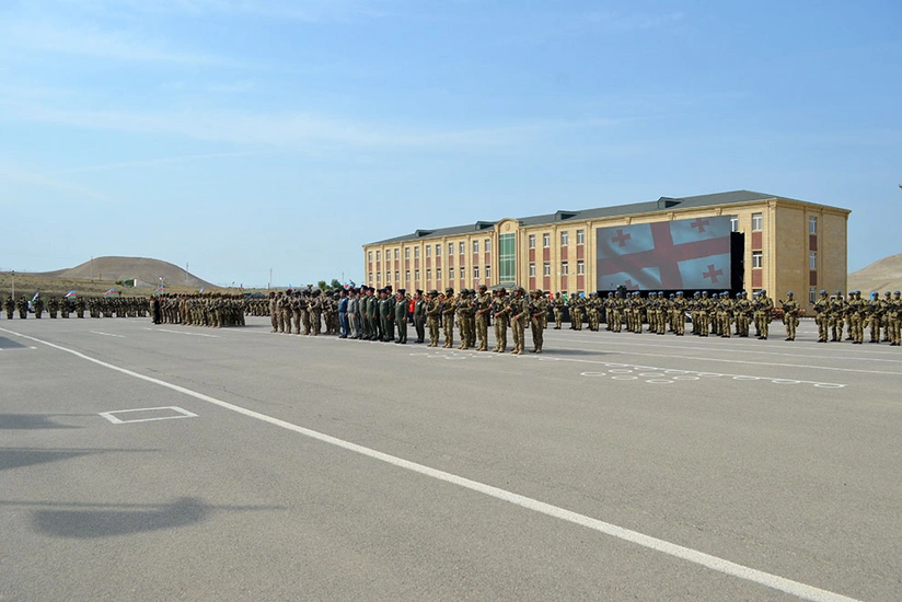 Caucasian Eagle - 2024 exercise holds solemn closing ceremony