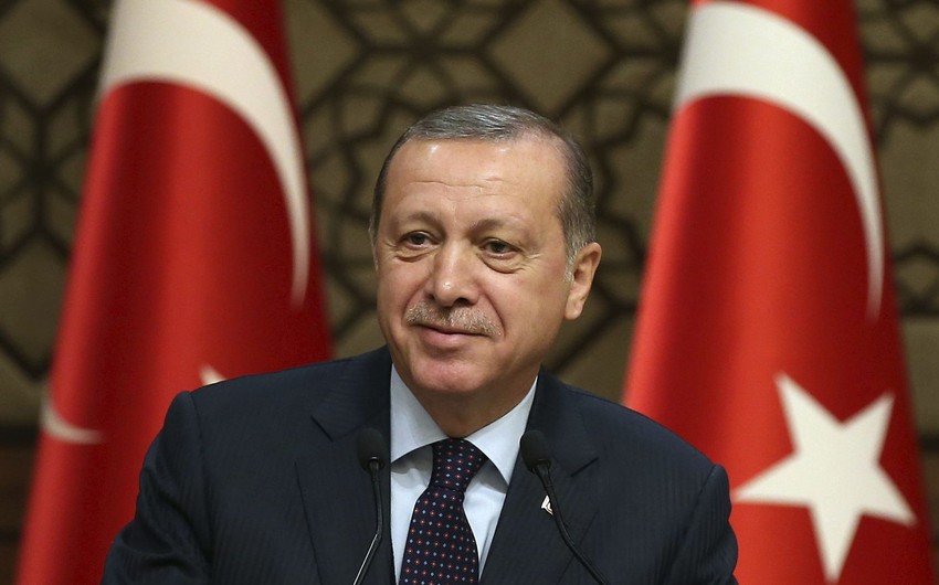 Ərdoğan Bakının işğaldan azad olunmasının 103-cü ildönümü münasibətilə paylaşım edib