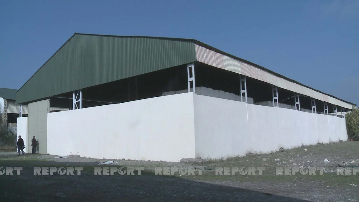 Cotton factory destroyed by Armenian rocket attack on Tartar resumes operation