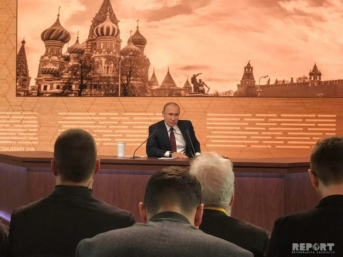 Vladimir Putinin 15-ci illik mətbuat konfransı başlayıb