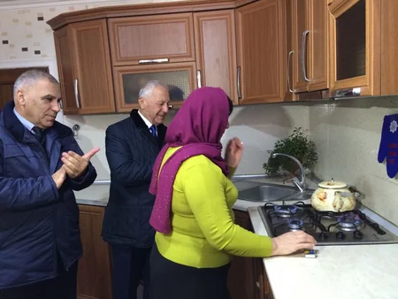 Xaçmazın daha iki yaşayış məntəqəsinə ilk dəfə qaz verilib
