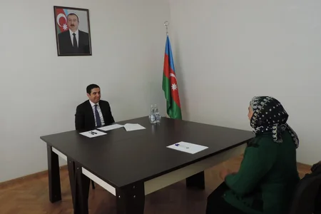 Nəqliyyat, Rabitə və Yüksək Texnologiyalar Nazirliyinin rəhbərliyi Şamaxı və Ağsu rayonlarında vətəndaşlarla görüşüb