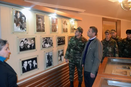Bərdə şəhərində hərbi vətənpərvərlik tədbiri keçirilib