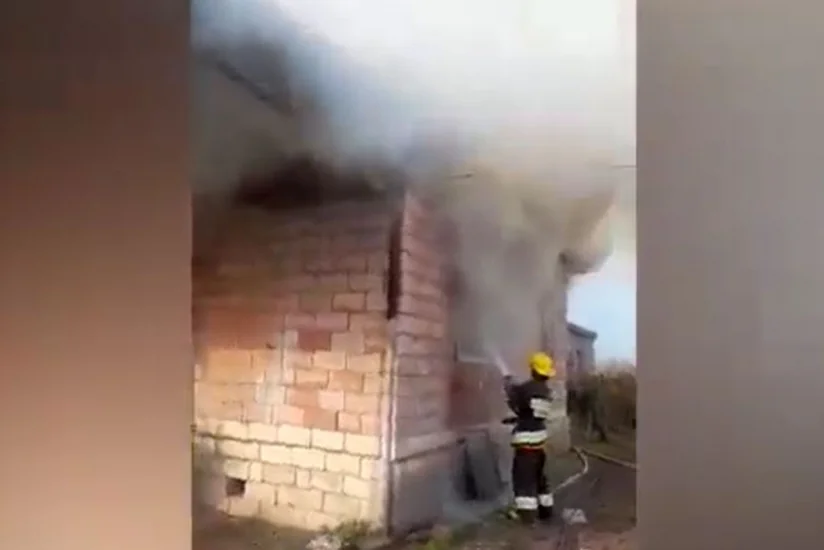 FHN yanğın hadisəsinin görüntülərini yaydı - VİDEO