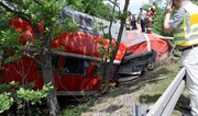 На юге ФРГ при столкновении поезда и грузовика пострадали девять человек