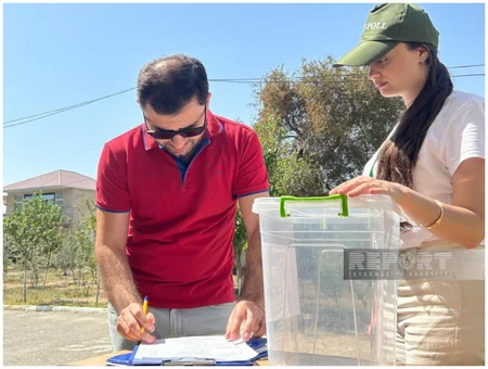 Exit polls underway as Azerbaijan holds snap parliamentary elections