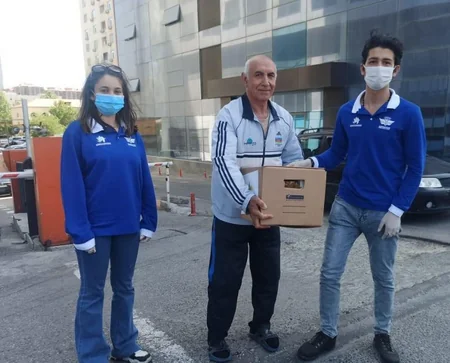 Gənclər və İdman Nazirliyi veteran idmançılara dəstək oldu