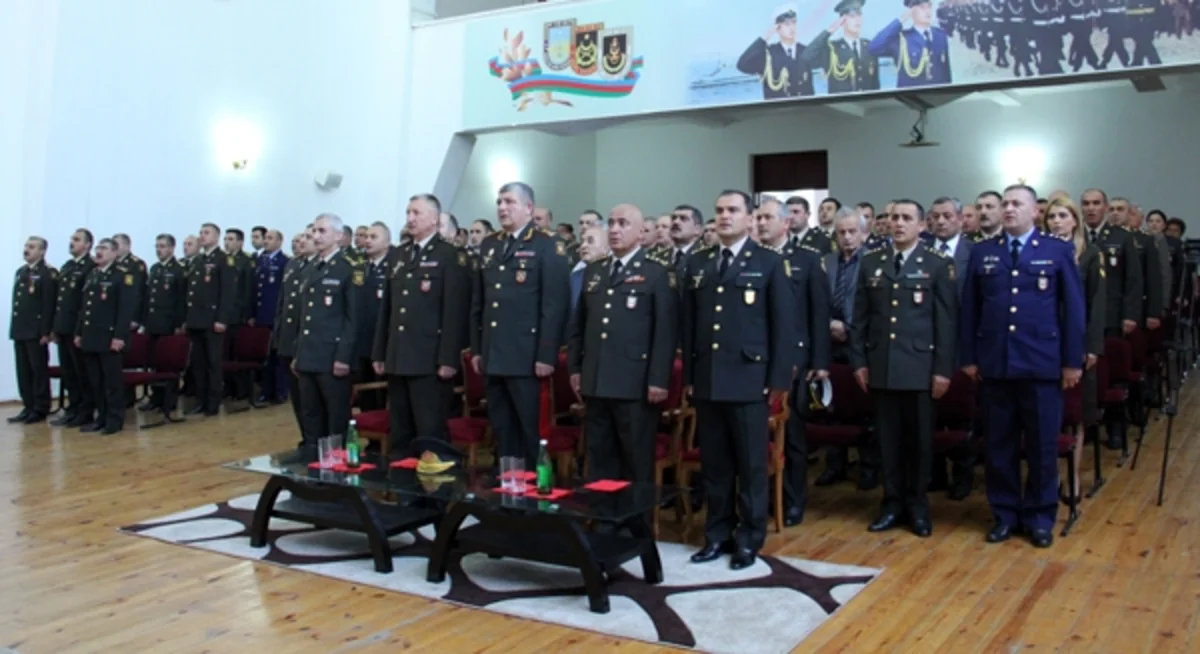 Hərbi Akademiyada məzunların növbəti buraxılış mərasimi keçirilib
