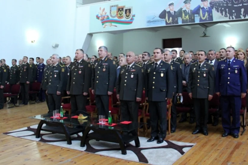 Hərbi Akademiyada məzunların növbəti buraxılış mərasimi keçirilib