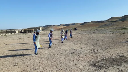 Giləzi qəsəbəsində 386 ədəd partlamamış hərbi sursat aşkar edilib