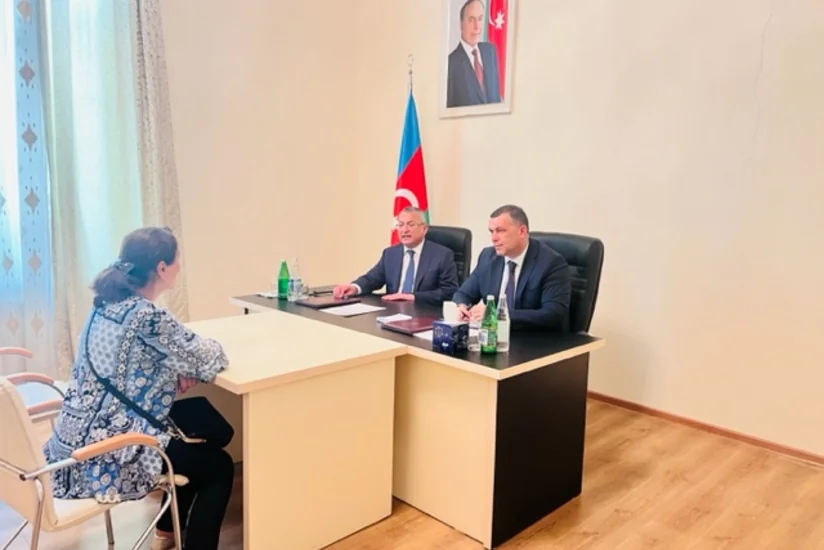 Dövlət Komitəsinin sədri Xaçmazda vətəndaşları qəbul edib