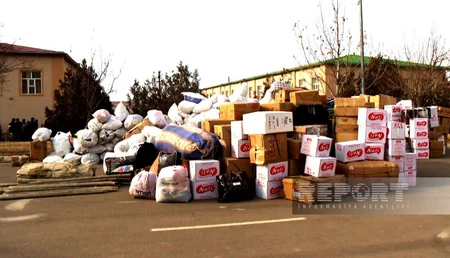 Azerbaijan's Nakhchivan sends 11 more aid trucks to Turkiye