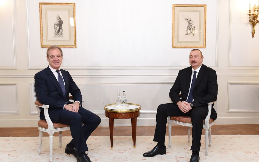 Prezident İlham Əliyevin “CIFAL” qrupunun prezidenti ilə görüşü olub
